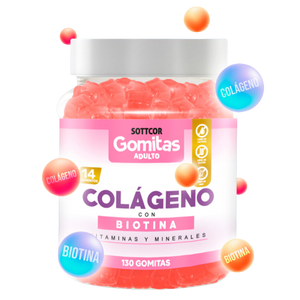 GOMITAS DE COLAGENO CON BIOTINA