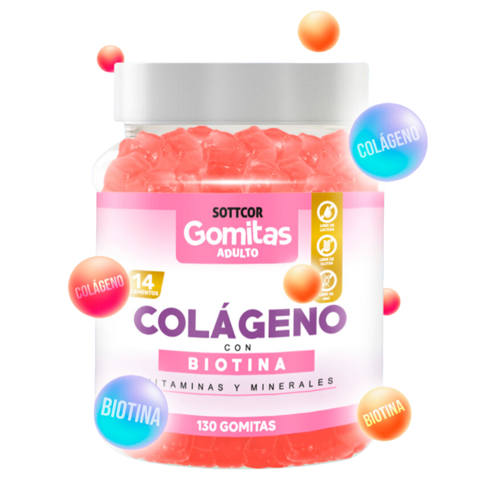 GOMITAS DE COLAGENO CON BIOTINA